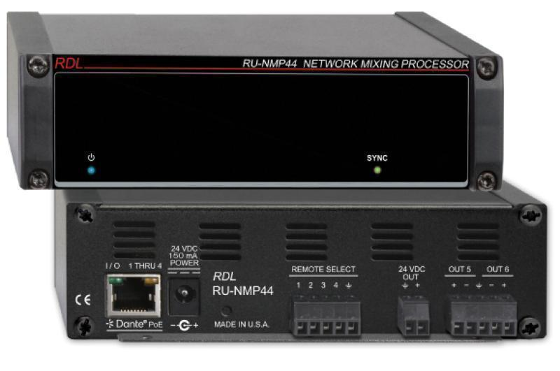 RU-NMP44 Network Mixing Processor - 4x4