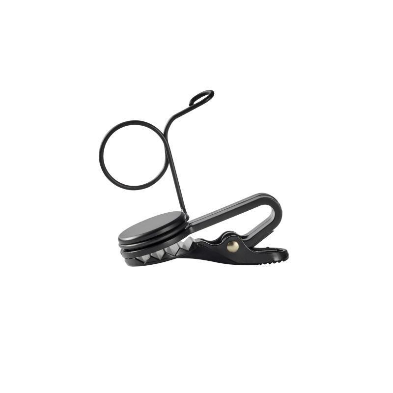 RK187T1-B Wl18Xm Single-Mount Tie Clip, Black