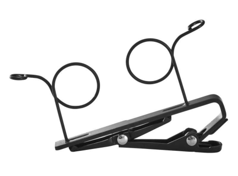 RK187T2-B WL18Xm Dual-Mount Tie Clip, Black