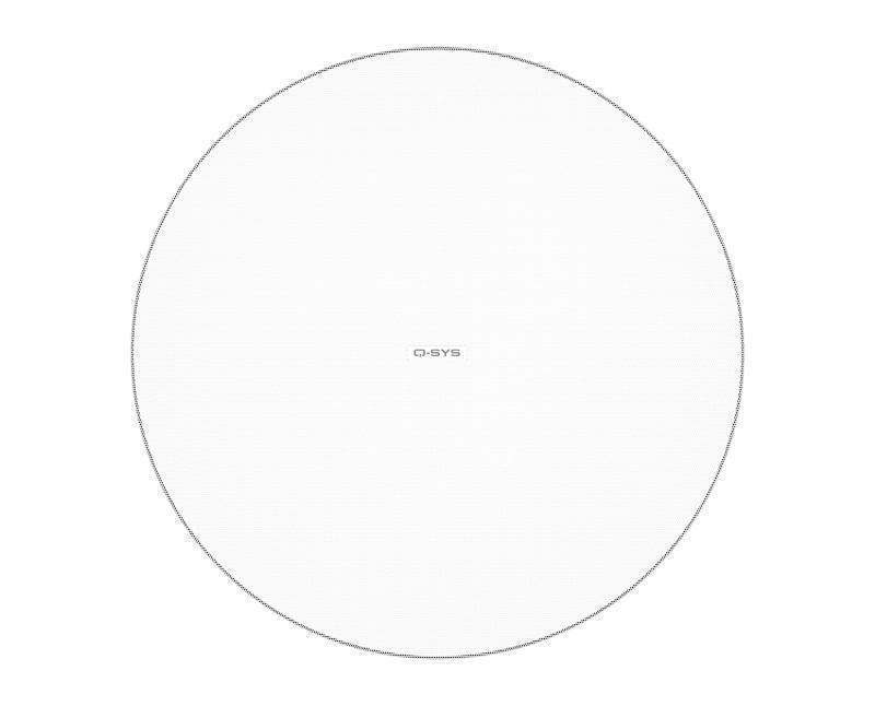 AD-C6T-ZB-WH 6.5" Two-way Ceiling Speaker, White