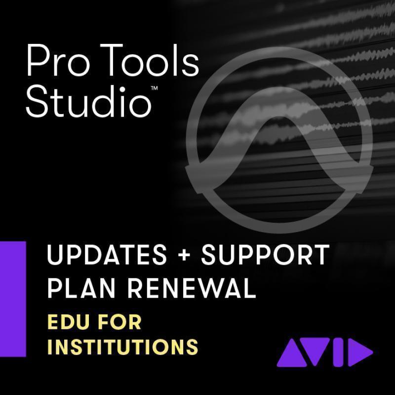 Pro Tools for Education, Studio Version - Perpetual License - 1-Year Software Updates + Support Plan - Academic Institution