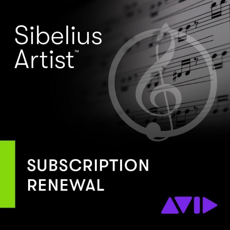 Sibelius, Artist Version, Annual Subscription Renewal