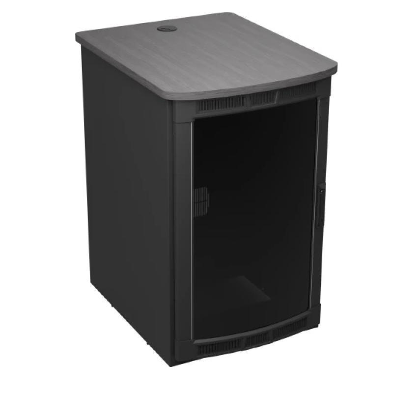 Middle Atlantic BGR 19RU Rolling Presentation Rack with Asian Night Top - 31in Depth - TAA Compliant