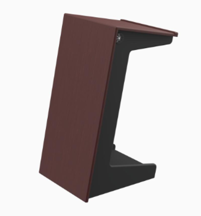LEX72 CLT Modern Mobile Lectern, Clove