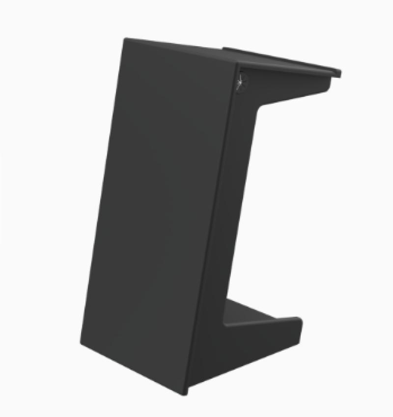 LEX72 EBT Modern Mobile Lectern, Ebony