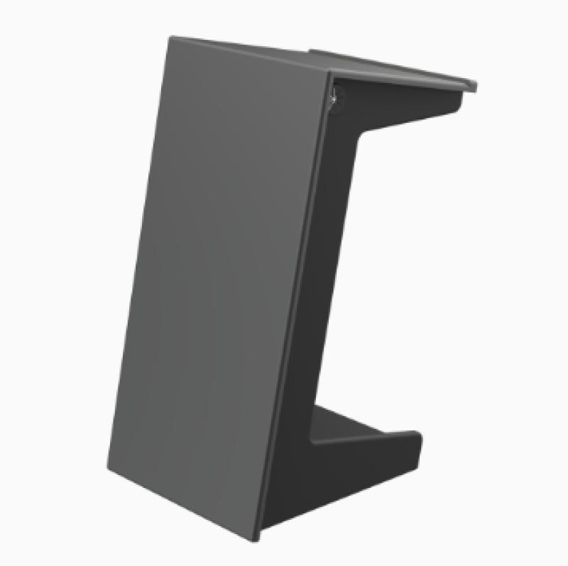 LEX72 SGT Modern Mobile Lectern, Shark Grey