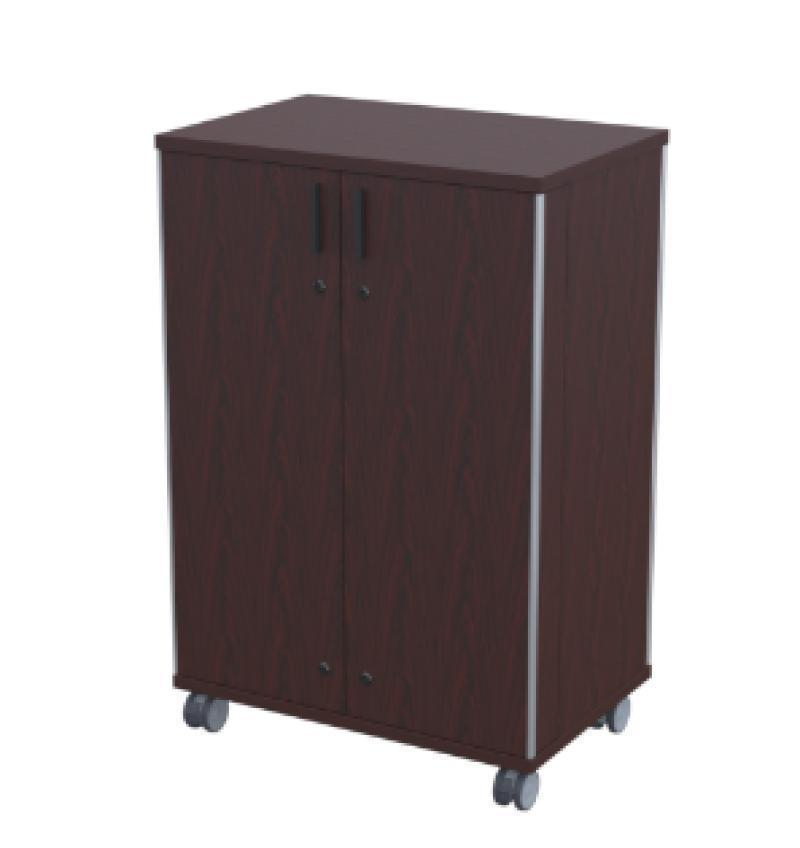 VRCH-10 BWL Mobile Charging Cart, Brazilian Walnut