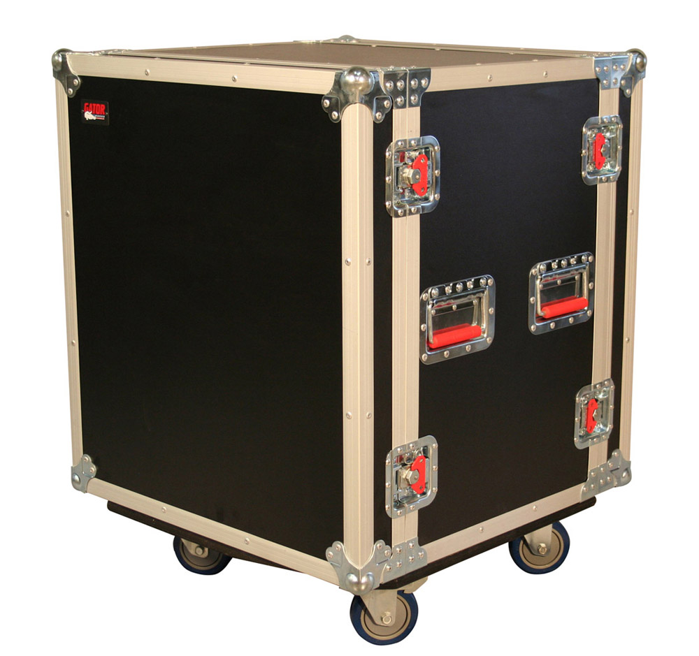 G-TOUR SHK12 CA 12U Shock Road Rack Case with Casters