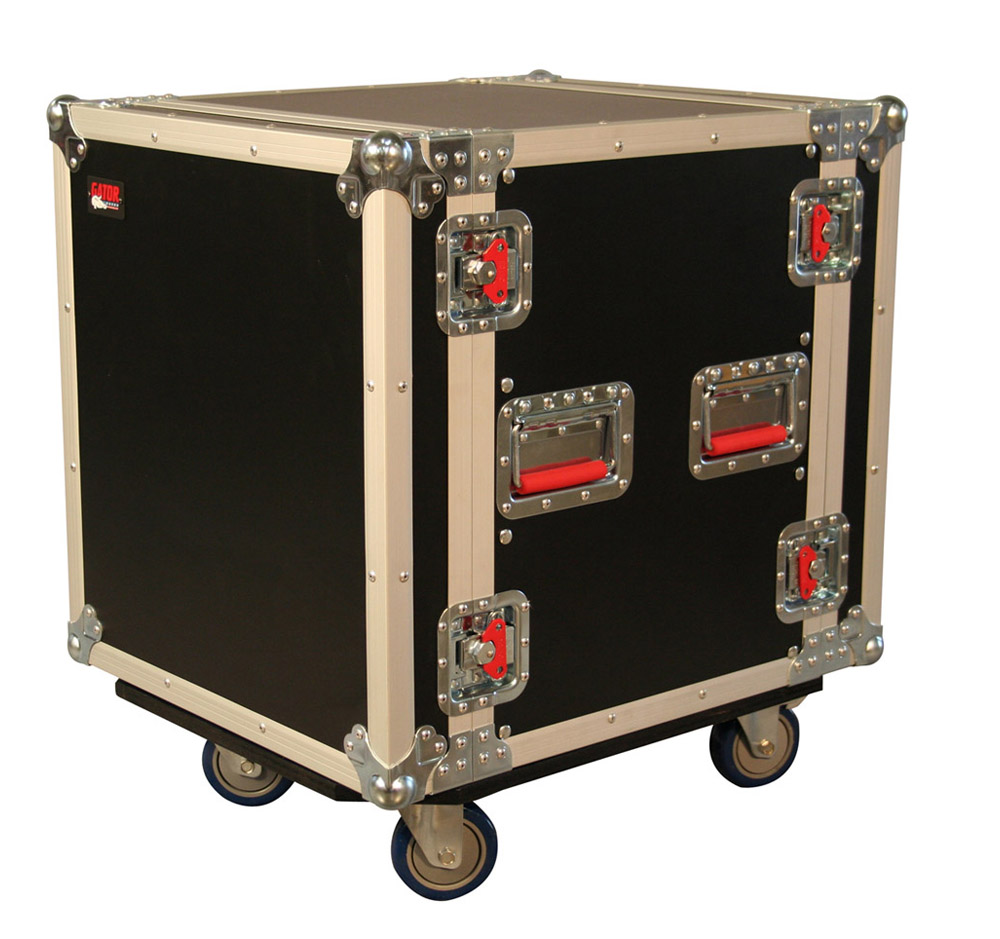 G-TOUR12UCA-24D 12U, 24″ Deep Audio Road Rack Case with Casters