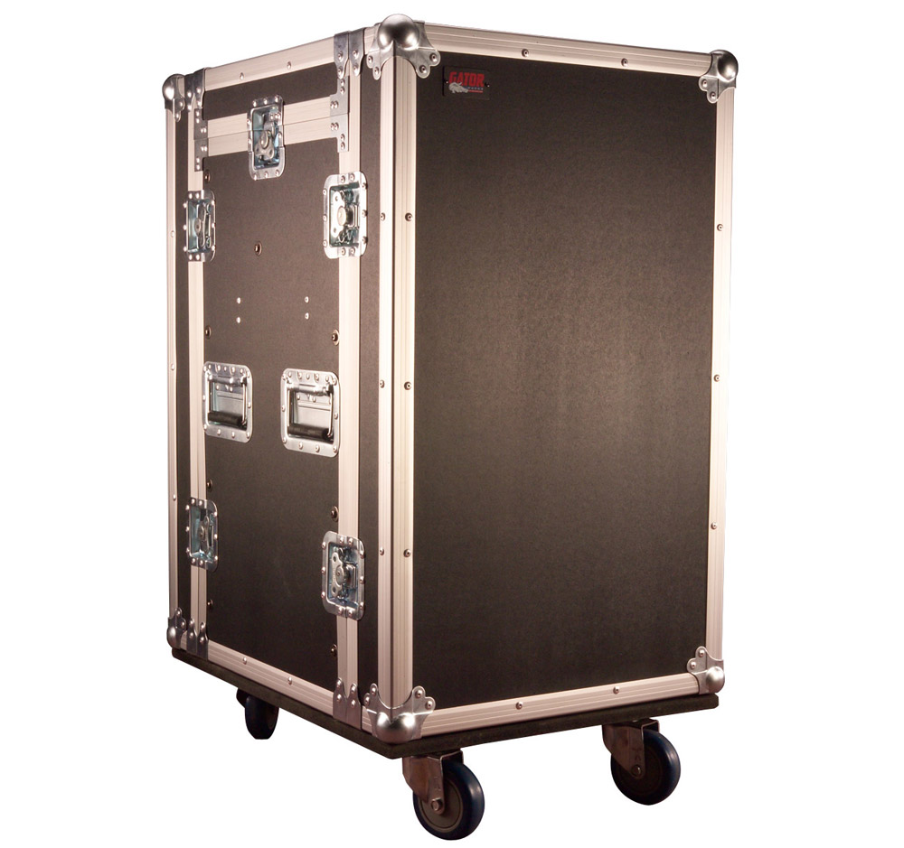 G-TOUR 10X16 PU 10U Top, 16U Side Road Rack Case
