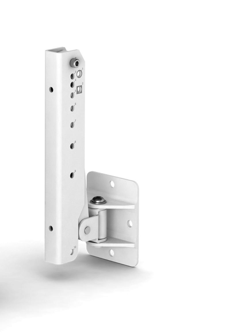 WMB2-MA12/MA12EX Pitch Lock Upper Bracket, White