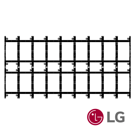 TILD10X10LG4SC TiLED 10x10 dvLED Wall Mount Kit for LG LSAA-U271C 271" with Side Cover