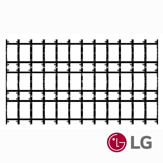 TILD12X12LG2 TiLED 12x12 dvLED Wall Mount Kit for LG LSCB 325"