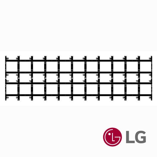 TILD12X6LG3SC TiLED 12x6 dvLED Wall Mount Kit for LG LSBB 294" UStretch with Side Covers
