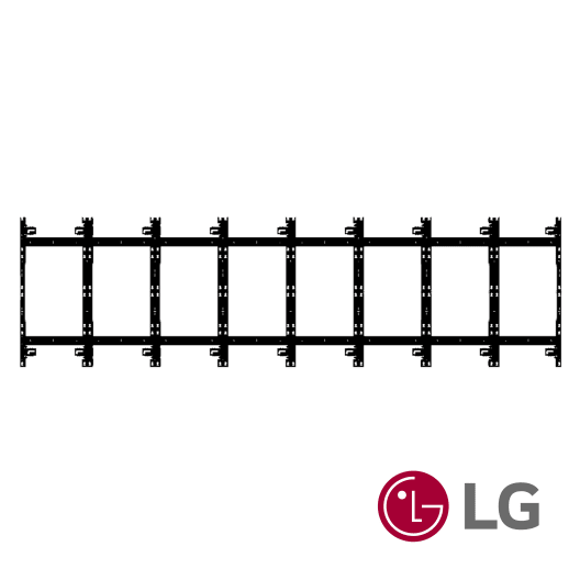 TILD8X8LG4SC TiLED 8x8 dvLED Wall Mount Kit for LG LSAA/LSAB-F217C/U217C 217" with Side Cover