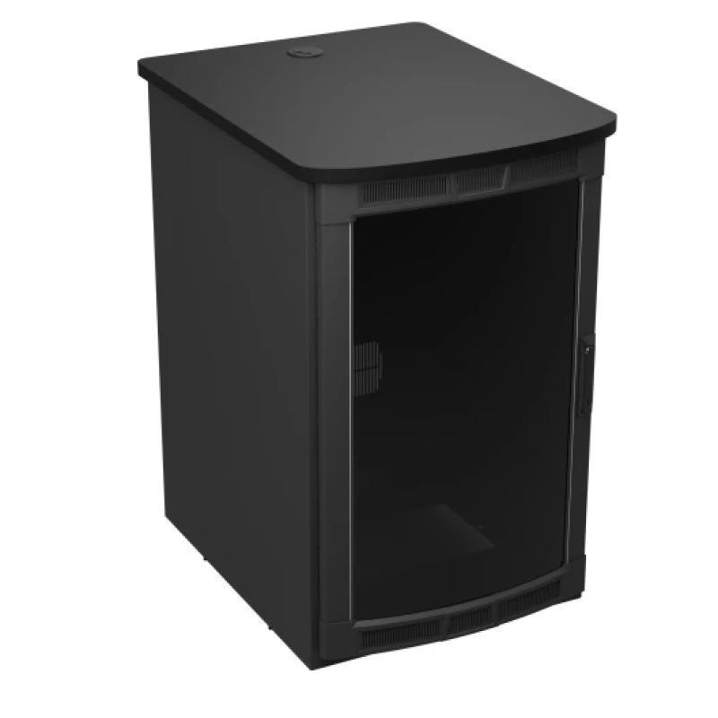 Middle Atlantic BGR 19 RU Rolling Presentation Rack with Black Top - 31in Depth - TAA Compliant