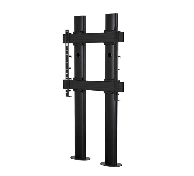 BT8708/BS Premium Bolt Down Single Screen Twin Column UC Stand - 2m