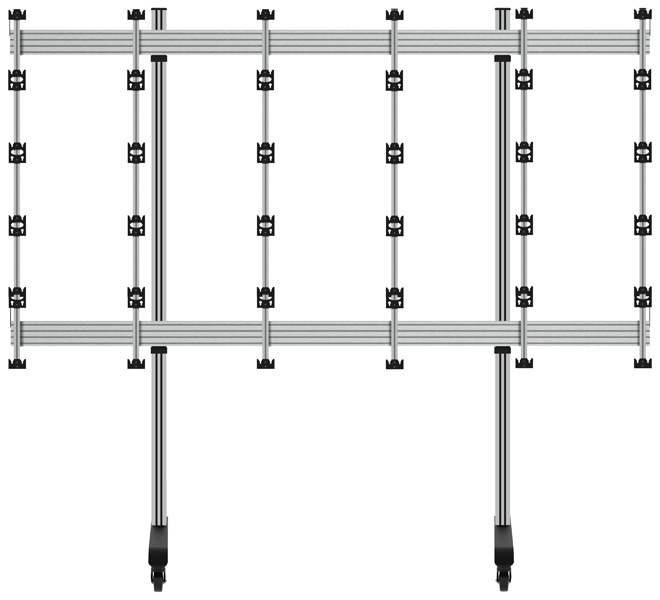 BT93INFWP-M-5X5/BS Mobile Stand for INFiLED WP Series 5x5 dvLED Videowall