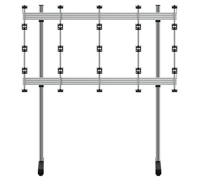 BT93INFWP-S-4X4/BS Floor Stand for INFiLED WP Series 4x4 dvLED Videowall