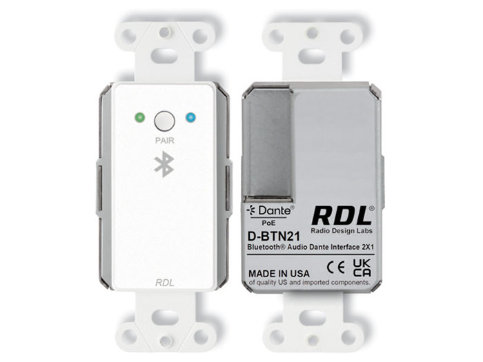 D-BTN21 Bluetooth Audio Dante Network Interface