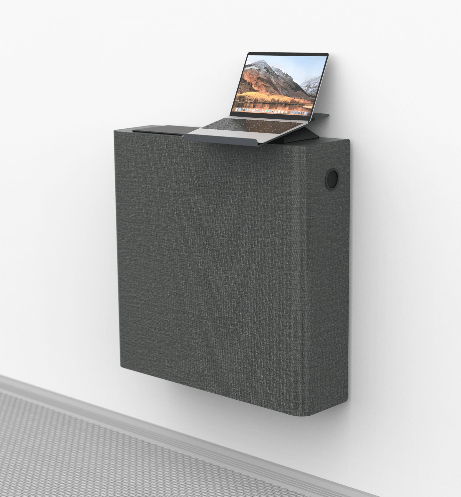 H780-BG Classroom Credenza Mk II - Black Grey