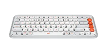 POP Icon Keys (Off-white & Orange)