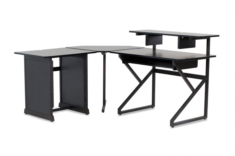 GFW-DESK-SET Content Creator Furniture Series Complete Desk Set in Black Finish