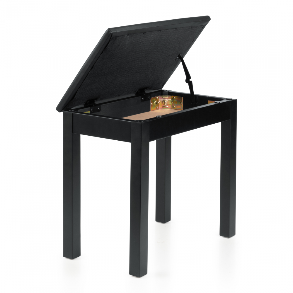 GFW-KEYBENCH-WDBKS Deluxe Wooden Piano Bench In Black