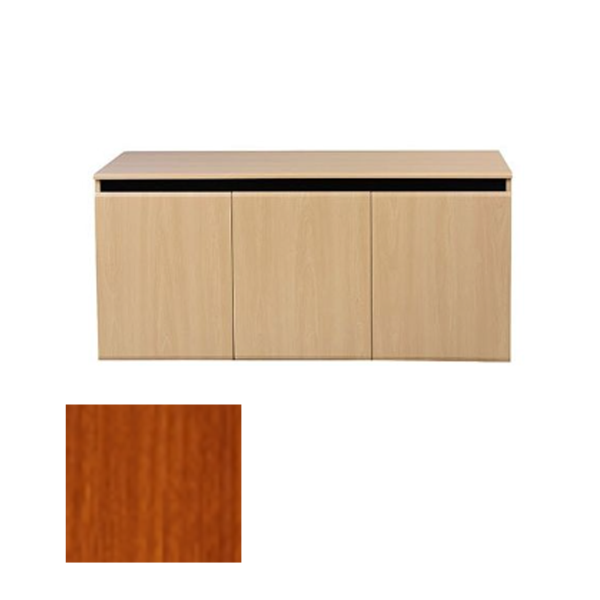 CR3000EX HCT Triple Rack Credenza, Hayward Cherry