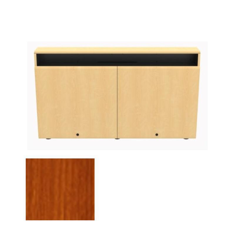 CR2-WM HCT Dual Rack Wall Mounted Credenza - Hayward Cherry