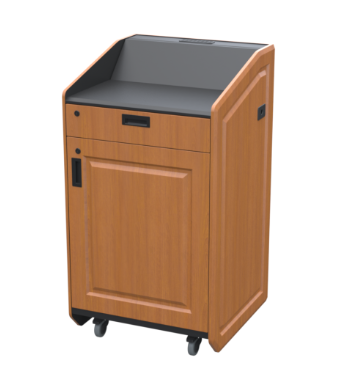 LEX31 HCT Multimedia Lectern, Hayward Cherry
