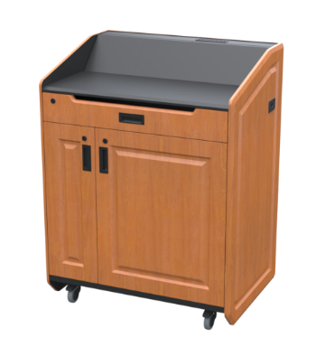 LEX36 HCT Multimedia Lectern, Hayward Cherry