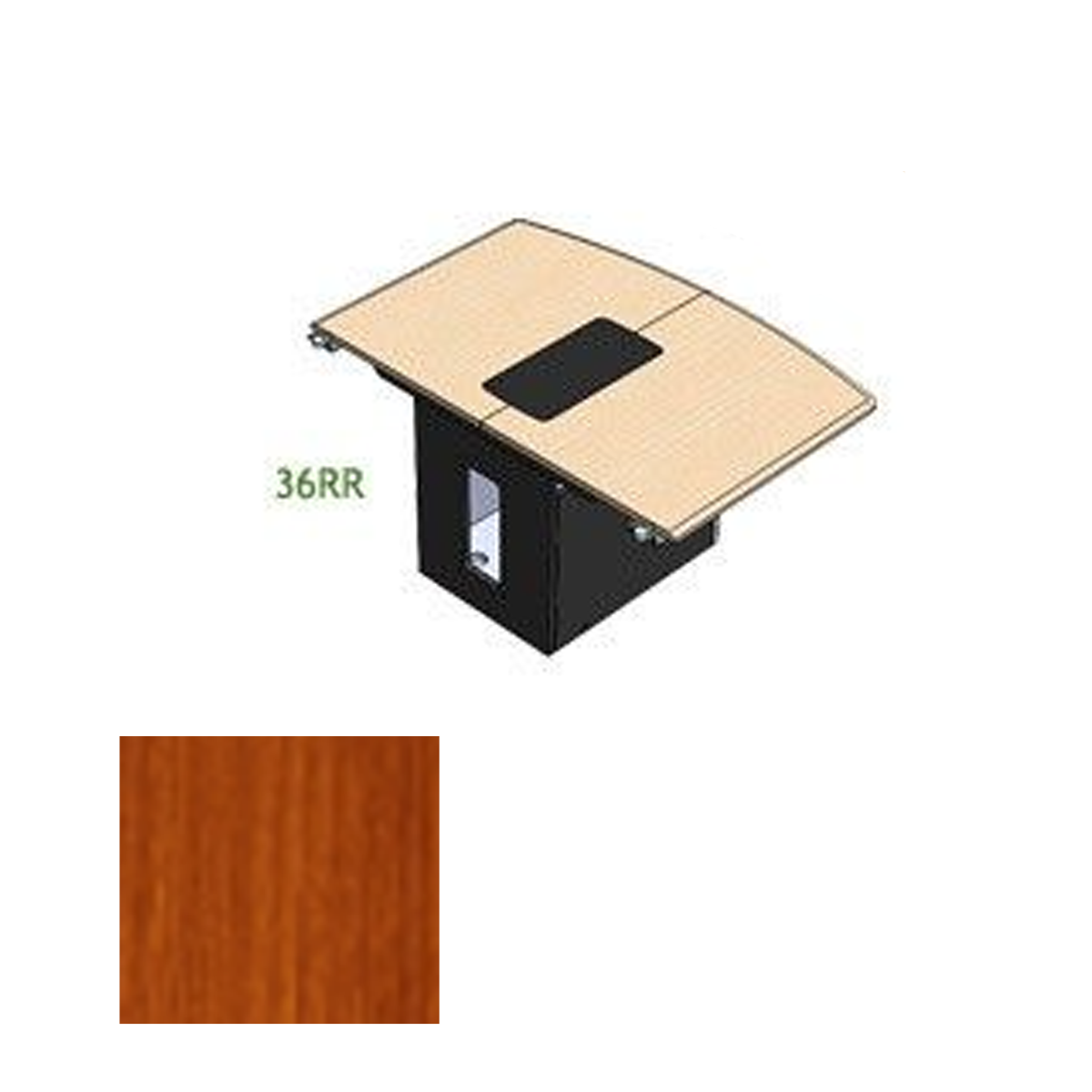 36RR HCT Table Rear Section, Hayward Cherry