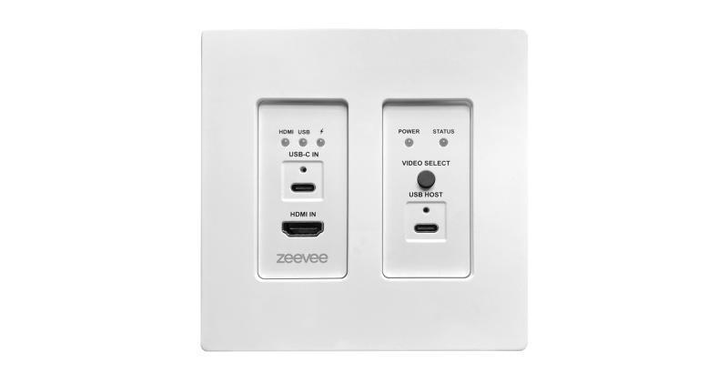ZUHD60-1WE ZyPerUHD60 Encoder, Wall Plate, 2 x 1 Switching