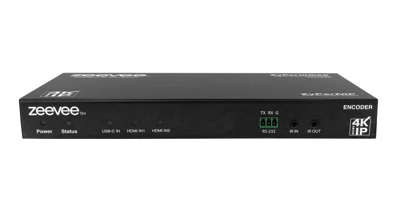 ZUHD60-2EMP ZyPerUHD60 Encoder, 3x1 Switching Input, Dual LAN with Integrated Management