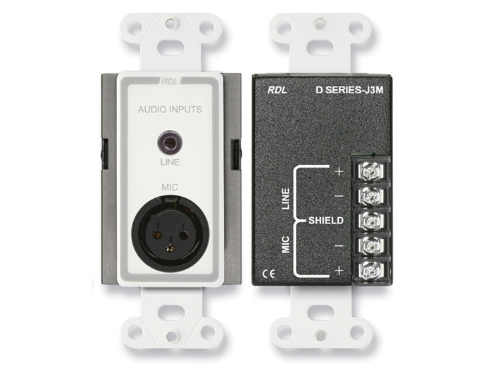 D-J3M Mic/Line Input Assembly