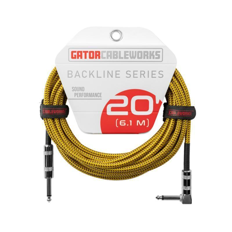 GCWB-INS-20RABRY 20 Foot Strt to RA Braided Instrument CableBRY