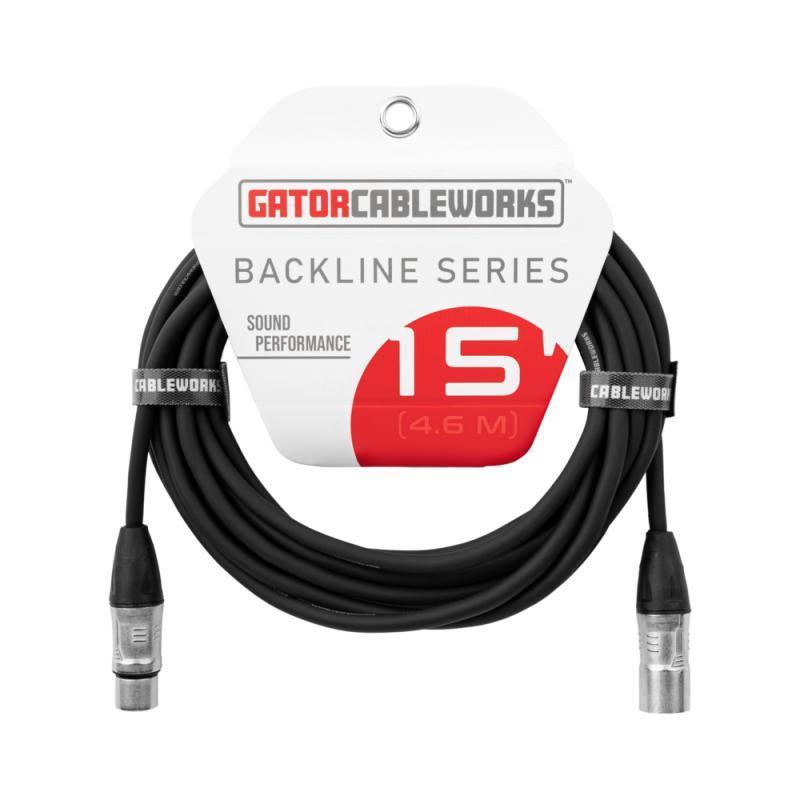 GCWB-XLR-15 Backline Series 15 Foot XLR Microphone Cable