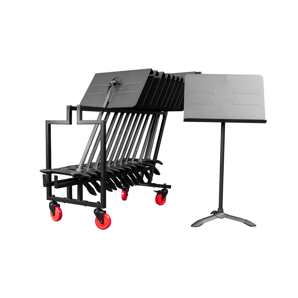 GFW-MUSSTD-CART12 Sheet Music Stand Cart (12)