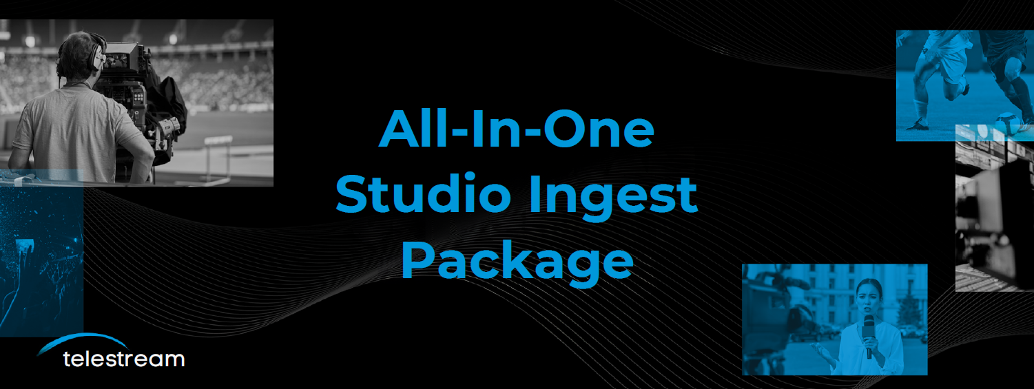 All-In-One Studio Ingest Package (C4, 8 Channels, Perpetual)