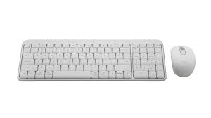 MK250 Compact Wireless Mouse and Keyboard, Off-white