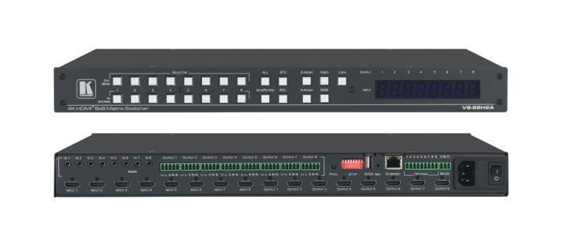 VS-88H2A 4K HDMI 8x8 Matrix Switcher