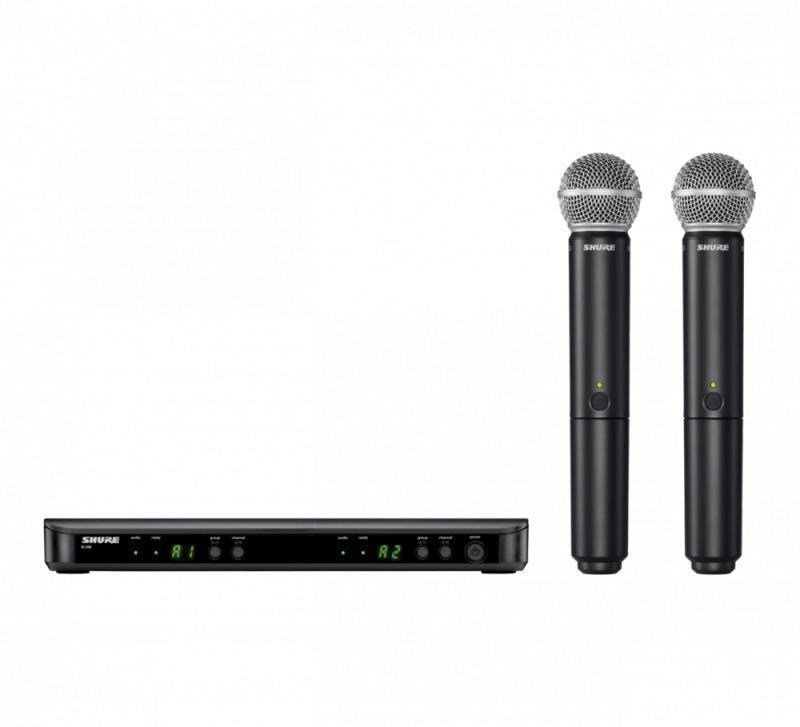 BLX288/SM58-J11 Wireless Dual Vocal System with two SM58