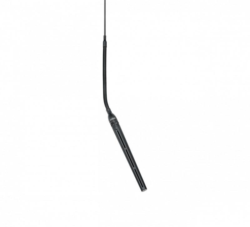 MX202BP/MS Microflex Overhead Condensor Microphone (Black, Mini-shotgun, Plate-mount Preamp with Screw Terminals)