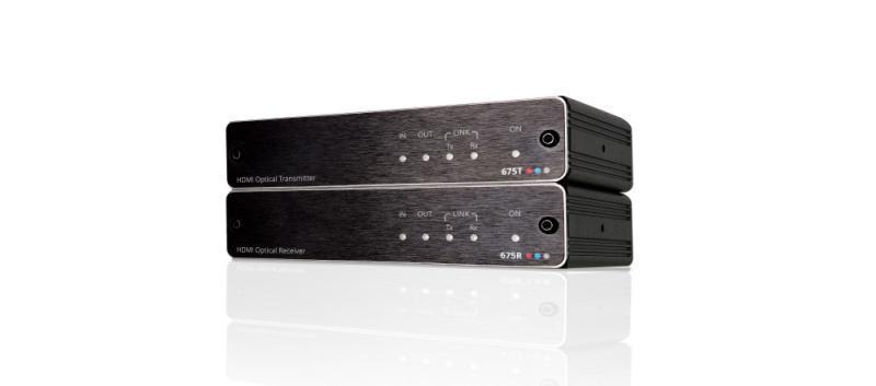 675R/T 4K60 4:4:4 HDMI Extender Kit over Ultra–Reach MM/SM Fiber Optic