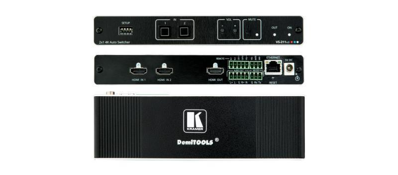 VS-211X 2x1 4K HDR HDMI Auto Switcher