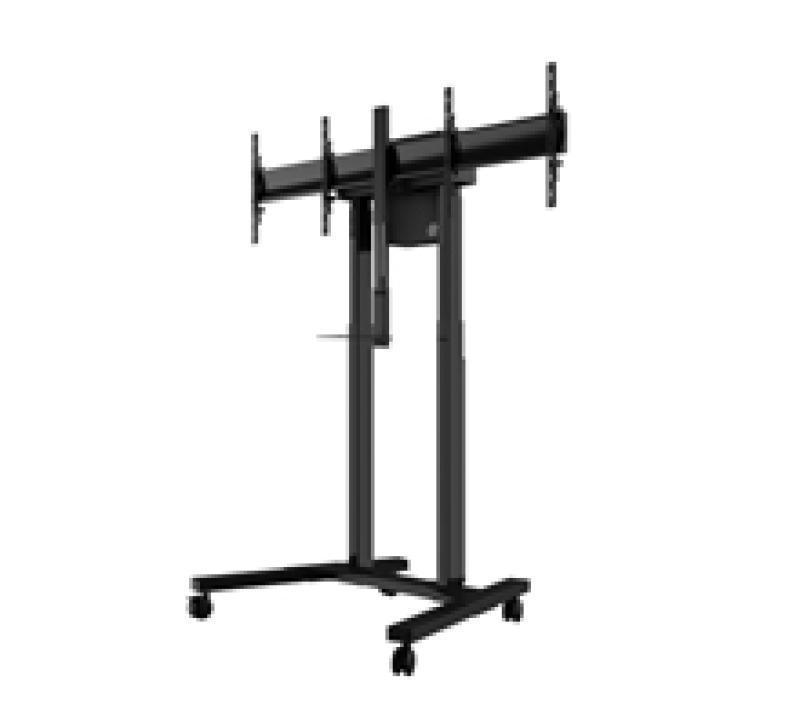 BT8554/B Momentum E-Lift Duo Motorised Twin Screen VC Trolley Stand Cart