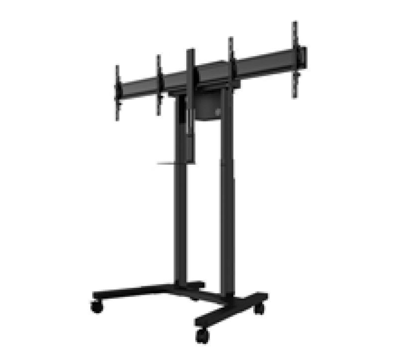 BT8556/B Momentum E-Lift Duo XL Motorised Twin Screen VC Trolley Stand Cart
