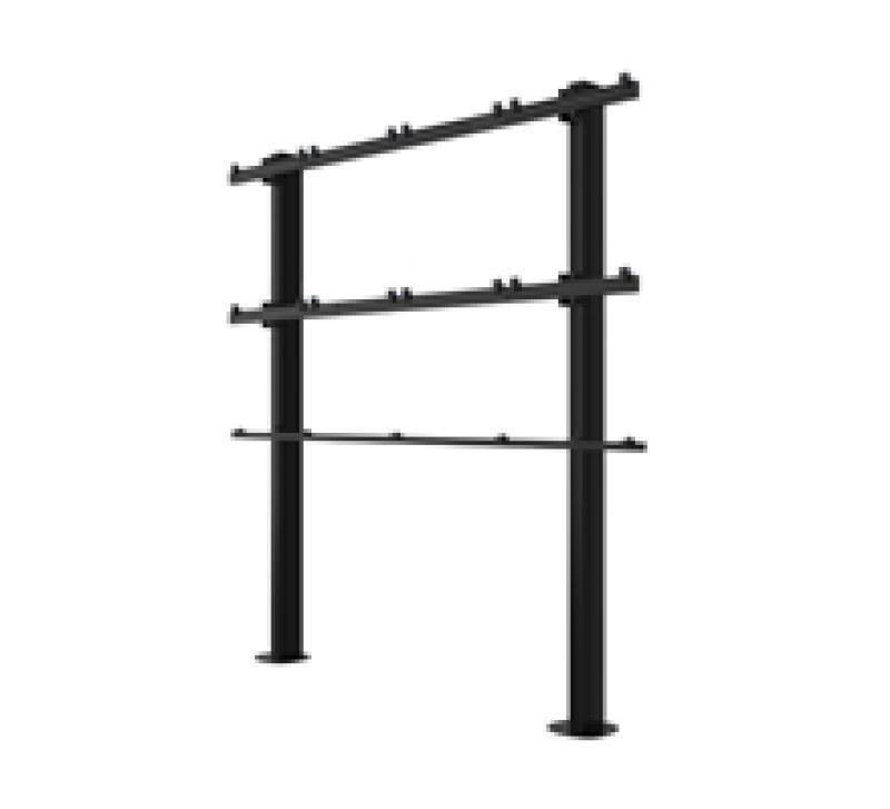 BTXPS27-B4X4/B Universal 27" 4x4 dvLED Videowall Bolt-Down Stand