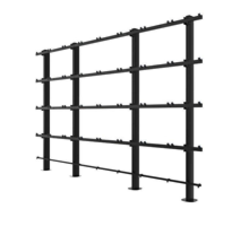 BTXPS27-B8X8/B Universal 27" 8x8 dvLED Videowall Bolt-Down Stand